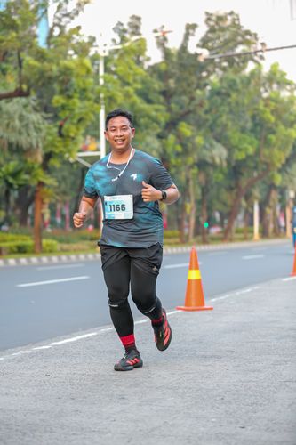 Race photo from KEMLU RUN 2025