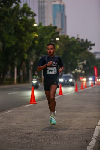 Race photo from KEMLU RUN 2025