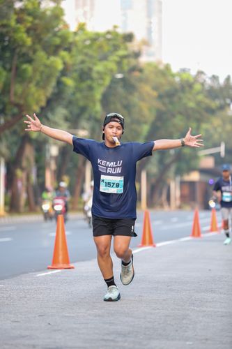 Race photo from KEMLU RUN 2025