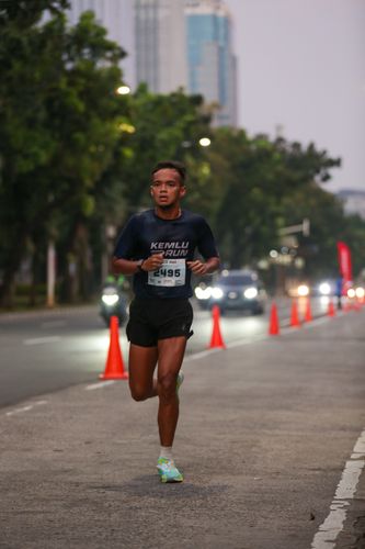 Race photo from KEMLU RUN 2025