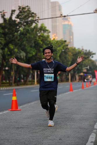 Race photo from KEMLU RUN 2025