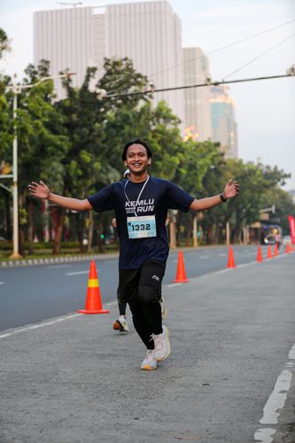 Race photo from KEMLU RUN 2025