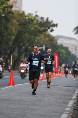 Race photo from KEMLU RUN 2025