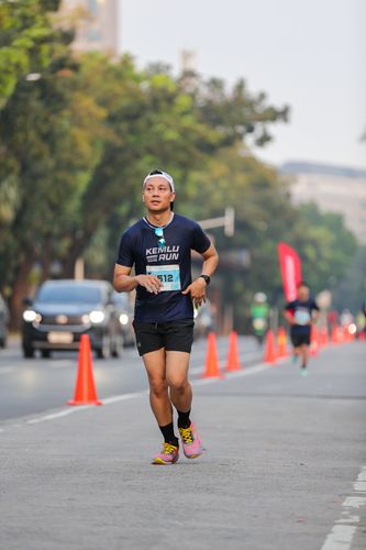 Race photo from KEMLU RUN 2025