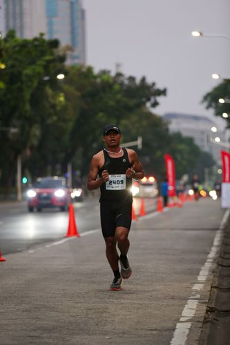 Race photo from KEMLU RUN 2025