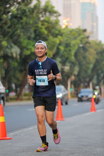 Race photo from KEMLU RUN 2025