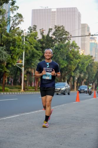 Race photo from KEMLU RUN 2025