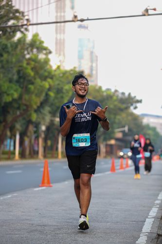 Race photo from KEMLU RUN 2025