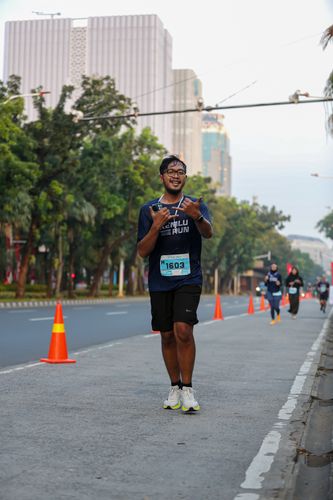 Race photo from KEMLU RUN 2025