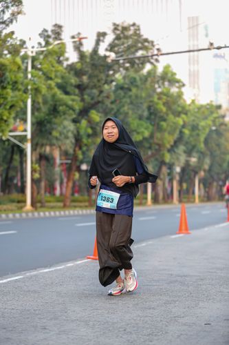 Race photo from KEMLU RUN 2025