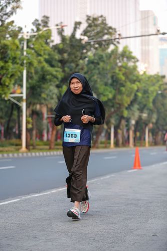 Race photo from KEMLU RUN 2025