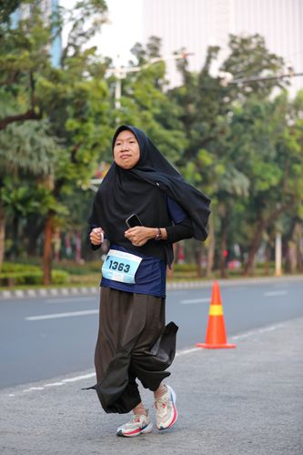 Race photo from KEMLU RUN 2025