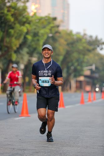 Race photo from KEMLU RUN 2025