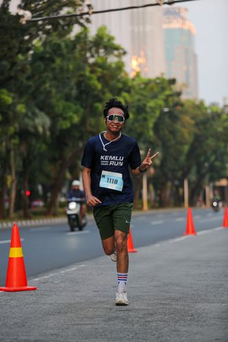 Race photo from KEMLU RUN 2025