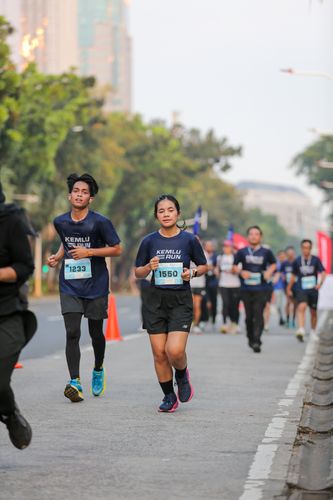 Race photo from KEMLU RUN 2025