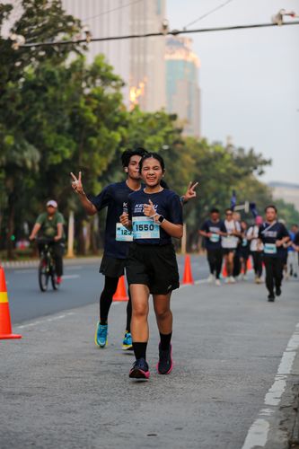 Race photo from KEMLU RUN 2025