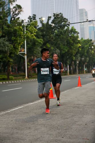 Race photo from KEMLU RUN 2025