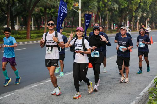 Race photo from KEMLU RUN 2025