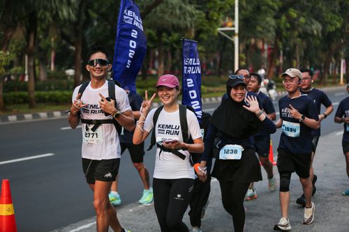 Race photo from KEMLU RUN 2025