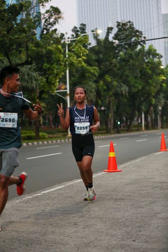 Race photo from KEMLU RUN 2025