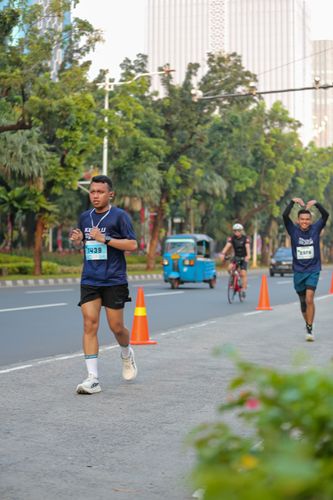 Race photo from KEMLU RUN 2025