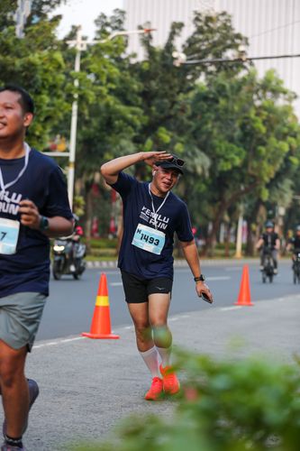 Race photo from KEMLU RUN 2025