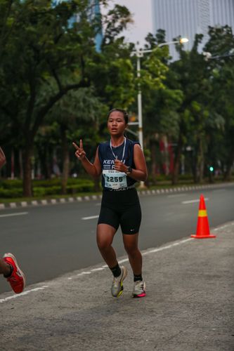 Race photo from KEMLU RUN 2025