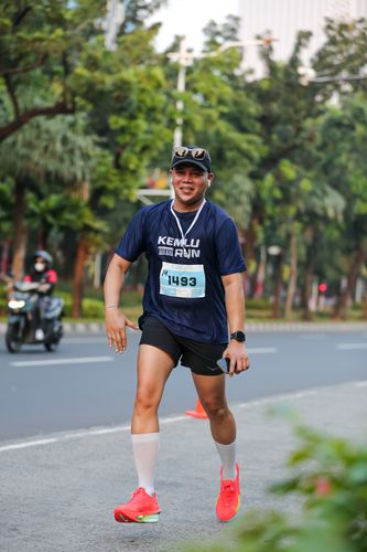 Race photo from KEMLU RUN 2025