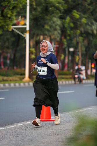 Race photo from KEMLU RUN 2025