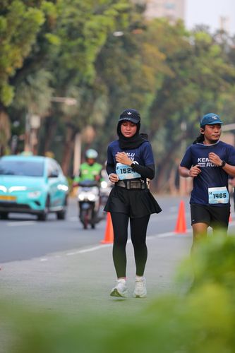 Race photo from KEMLU RUN 2025
