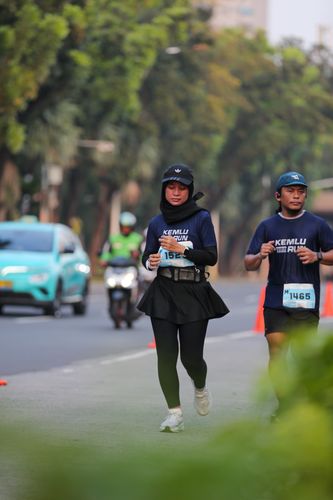 Race photo from KEMLU RUN 2025