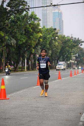 Race photo from KEMLU RUN 2025