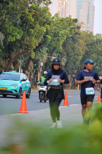 Race photo from KEMLU RUN 2025