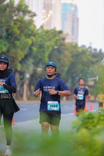 Race photo from KEMLU RUN 2025