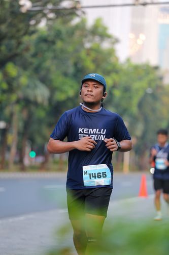 Race photo from KEMLU RUN 2025