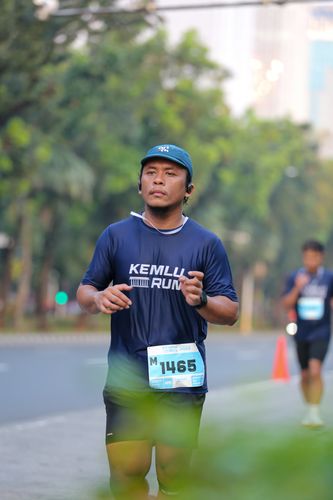 Race photo from KEMLU RUN 2025
