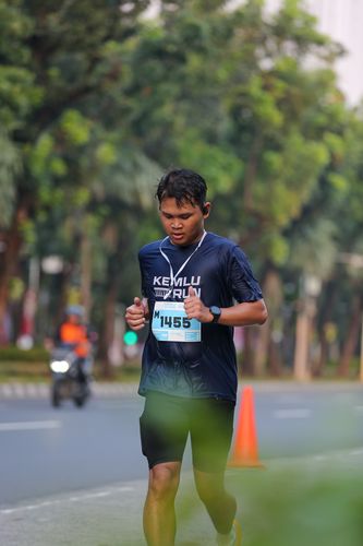 Race photo from KEMLU RUN 2025