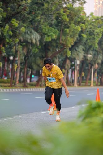 Race photo from KEMLU RUN 2025