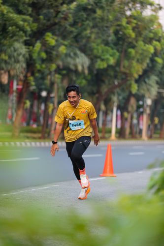 Race photo from KEMLU RUN 2025