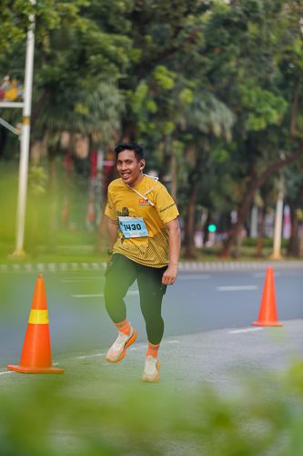 Race photo from KEMLU RUN 2025