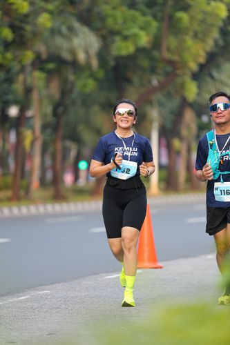 Race photo from KEMLU RUN 2025