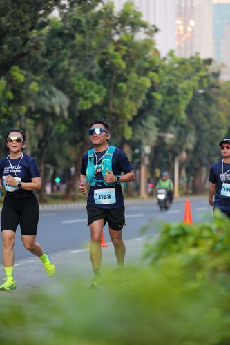 Race photo from KEMLU RUN 2025