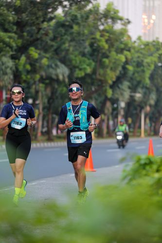 Race photo from KEMLU RUN 2025