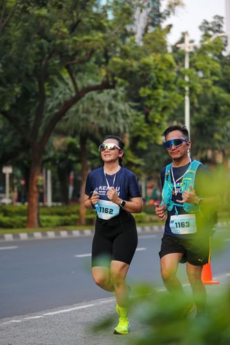 Race photo from KEMLU RUN 2025