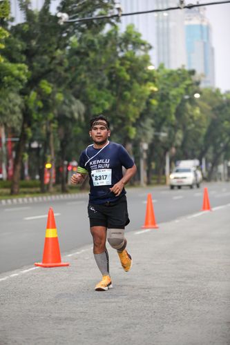 Race photo from KEMLU RUN 2025