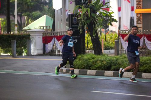 Race photo from KEMLU RUN 2025