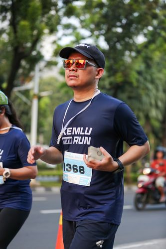 Race photo from KEMLU RUN 2025