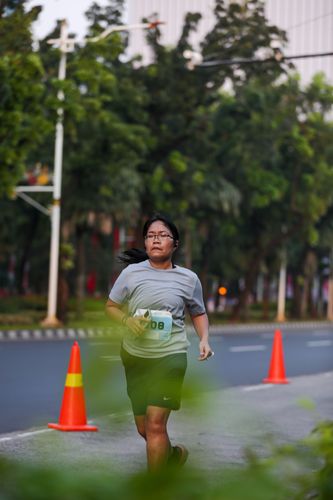 Race photo from KEMLU RUN 2025