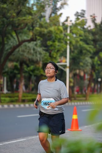 Race photo from KEMLU RUN 2025