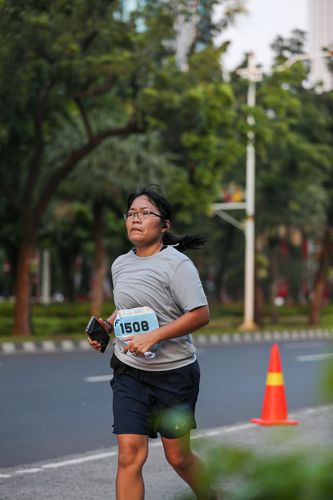 Race photo from KEMLU RUN 2025